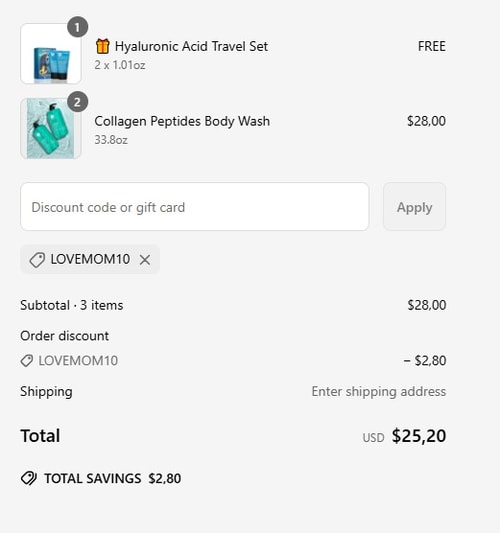 proof of working Luseta Beauty coupon codes LOVEMOM10