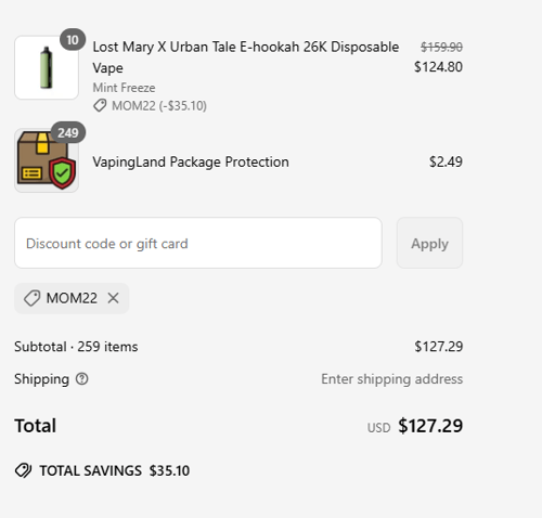 proof of working Vapingland coupon codes MOM22