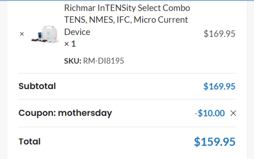 proof of working Physio Store coupon codes MOTHERSDAY