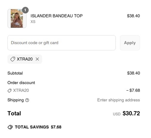 proof of working Berry Beachy Swimwear coupon codes XTRA20