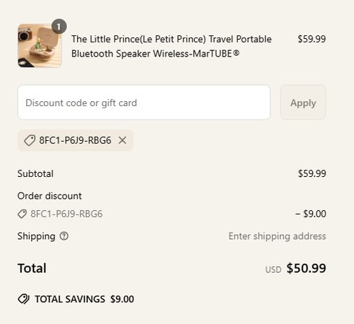 proof of working MarTUBE discount codes 8FC1-P6J9-RBG6