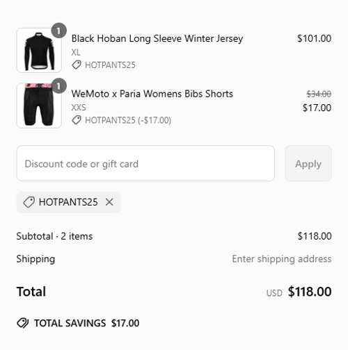 proof of working PARIA.CC discount codes HOTPANTS25