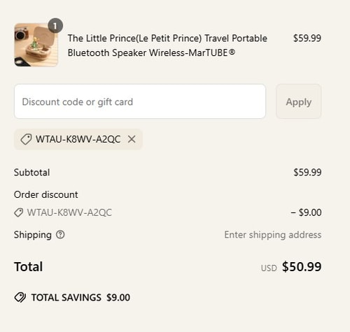 proof of working MarTUBE discount codes WTAU-K8WV-A2QC