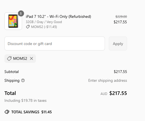 proof of working Green Gadgets discount codes MOMS2