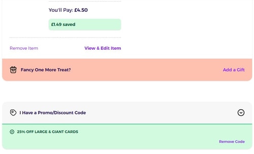 proof of working Funky Pigeon discount codes GOLARGE