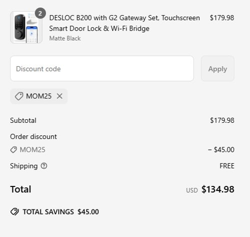 proof of working DESLOC coupon codes MOM25