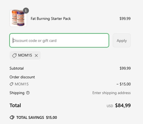 proof of working Skinny Coffee SuperBoost discount codes MOM15