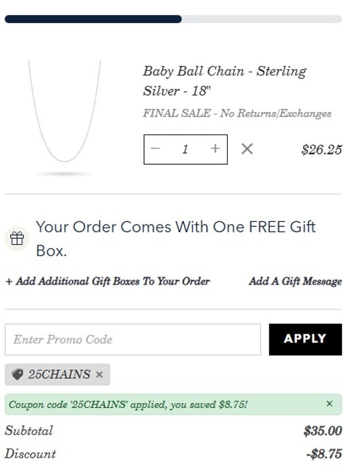 proof of working Waxing Poetic coupon codes 25CHAINS