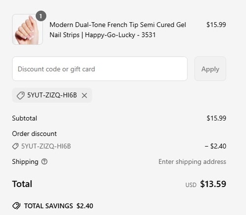 proof of working Danni & Toni coupon codes 5YUT-ZIZQ-HI6B