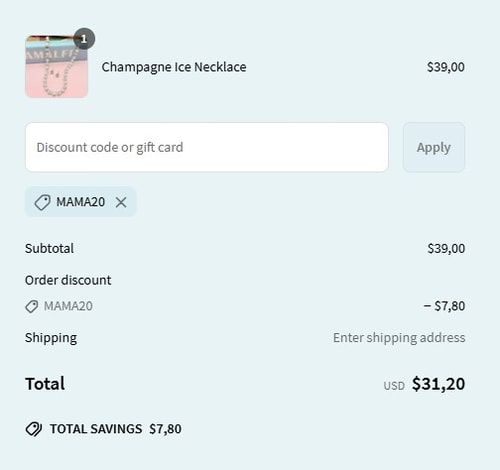 proof of working Treasure Jewels discount codes MAMA20