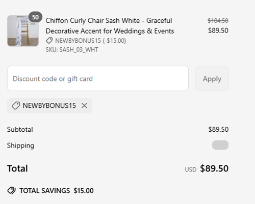 proof of working eFavormart discount codes NEWBYBONUS15