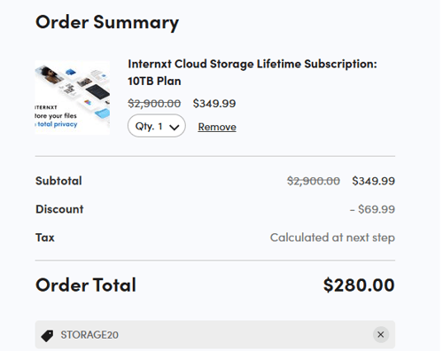 proof of working StackSocial promo codes STORAGE20