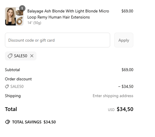proof of working Blonde Unicorn discount codes SALE50