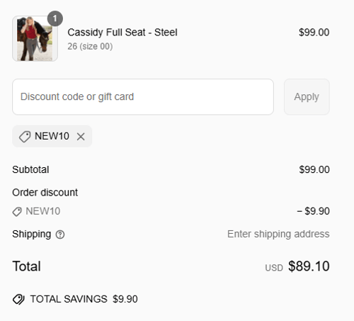 proof of working KMA Equestrian discount codes NEW10