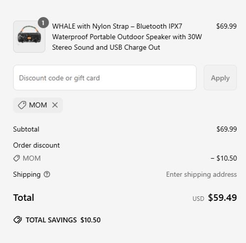 proof of working Jabees Store coupon codes MOM