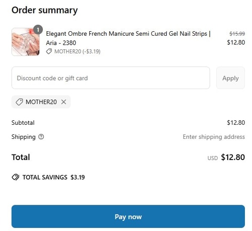 proof of working Danni & Toni coupon codes MOTHER20