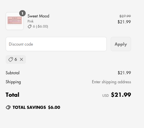 proof of working VSALON discount codes 6
