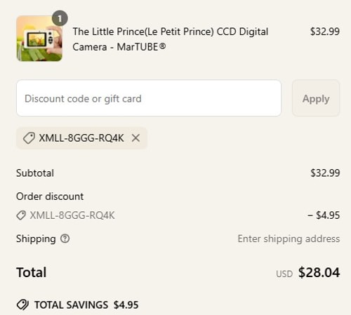 proof of working MarTUBE discount codes XMLL-8GGG-RQ4K