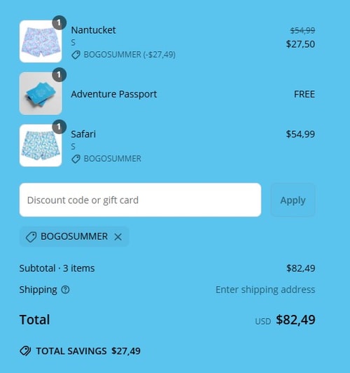 proof of working Bermies discount codes BOGOSUMMER