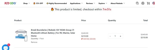 proof of working Redodo Power coupon codes MAY30