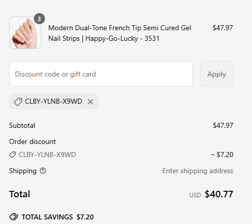 proof of working Danni & Toni coupon codes CLBY-YLNB-X9WD