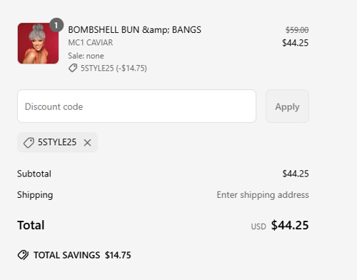 proof of working Kim Kimble Hair coupon codes 5STYLE25