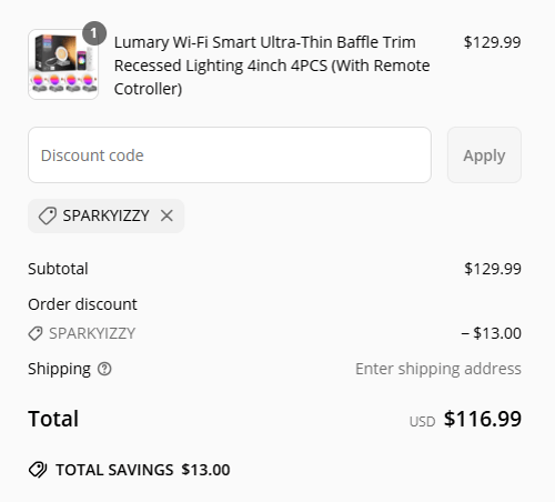 proof of working Lumary discount codes SPARKYIZZY