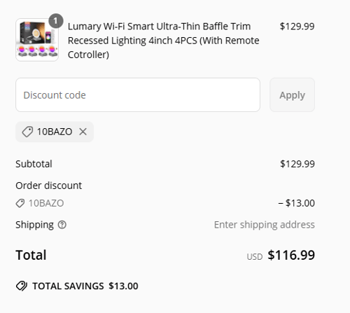 proof of working Lumary discount codes 10BAZO