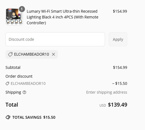 proof of working Lumary discount codes ELCHAMBEADOR10
