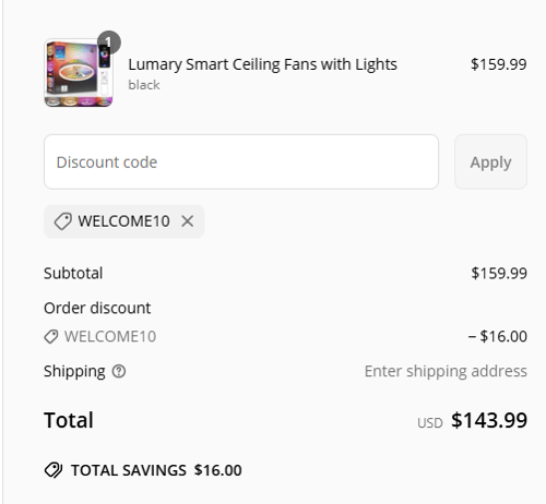 proof of working Lumary discount codes WELCOME10