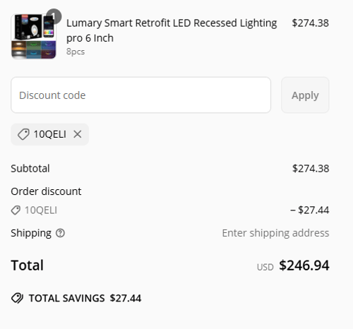 proof of working Lumary discount codes 10QELI