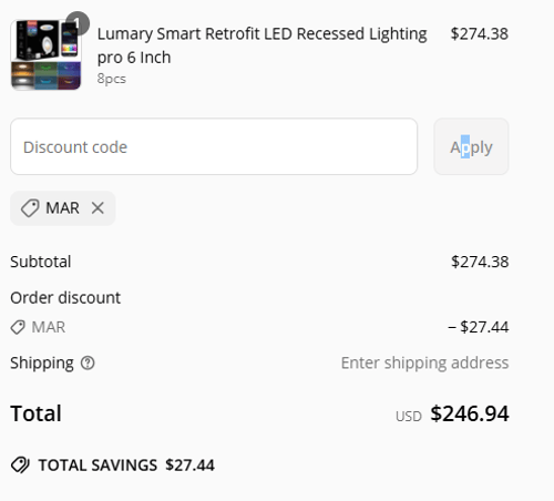proof of working Lumary discount codes MAR