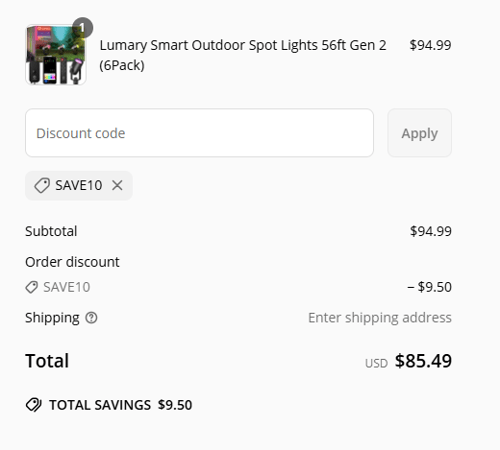 proof of working Lumary discount codes SAVE10