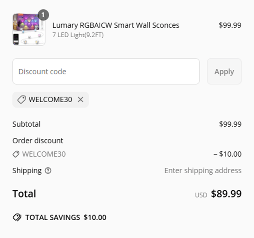 proof of working Lumary discount codes WELCOME30