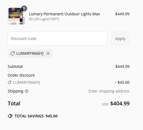 proof of working Lumary discount codes LUMARY9666YJ