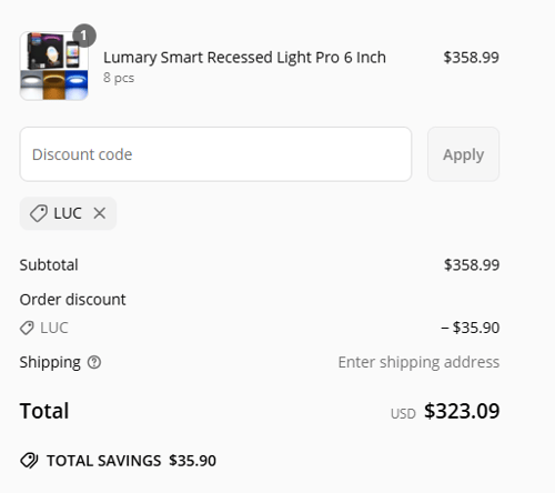 proof of working Lumary discount codes LUC