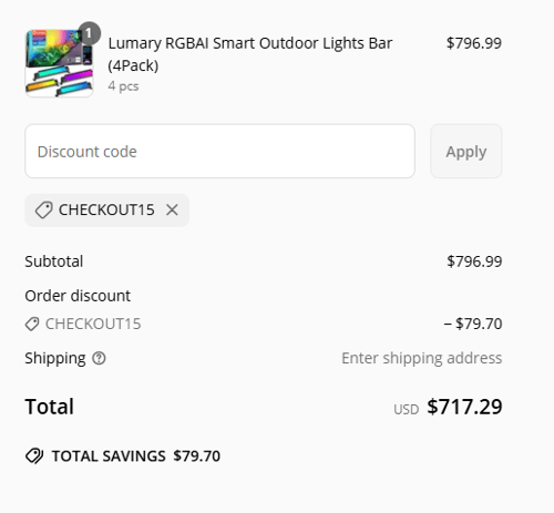 proof of working Lumary discount codes CHECKOUT15