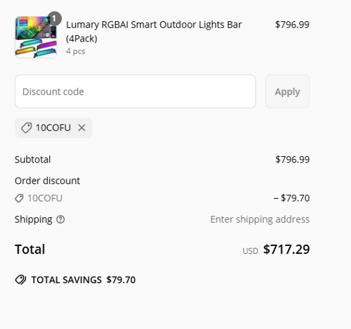 proof of working Lumary discount codes 10COFU