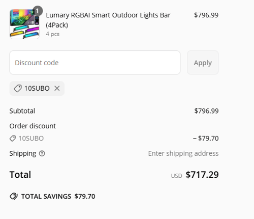 proof of working Lumary discount codes 10SUBO