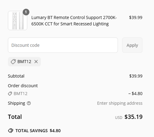 proof of working Lumary discount codes BMT12