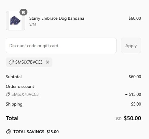 proof of working Aria the Fox coupon code SMSJX7✱✱✱✱✱