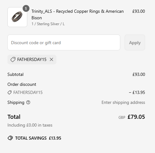 proof of working Atlas Accessories discount codes FATHERSDAY15