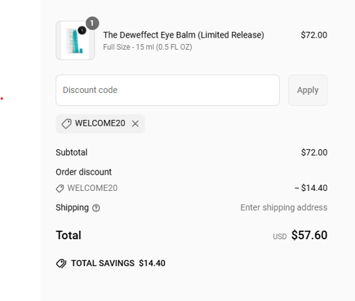 proof of working The Deweffect coupon codes WELCO✱✱✱✱