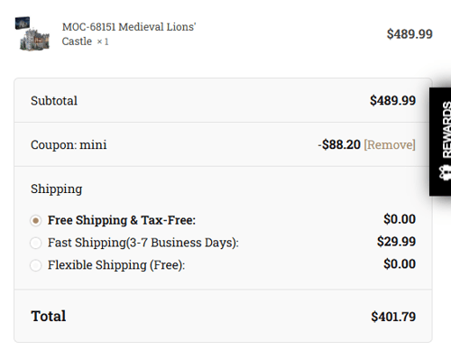 proof of working Letbricks coupon codes Mini