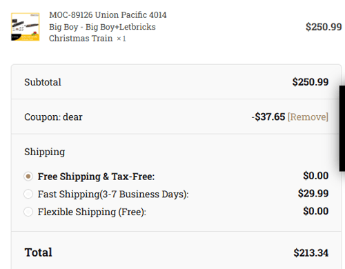 proof of working Letbricks coupon codes DEAR