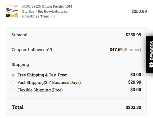 proof of working Letbricks coupon codes HALLOWEEN19