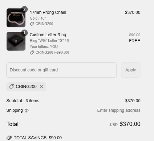 proof of working IceClique Jewelry discount codes CRING200