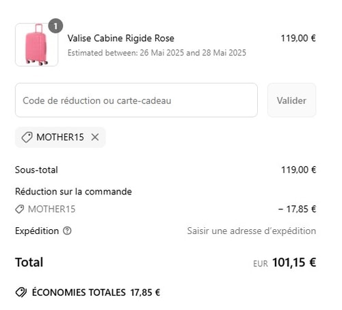 proof of working GYL Bag codes promo MOTHER15