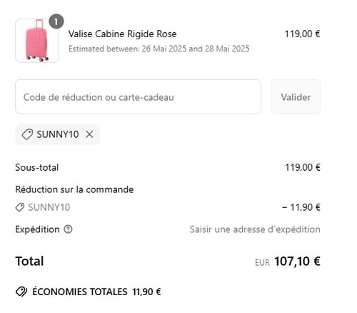 proof of working GYL Bag codes promo SUNNY10