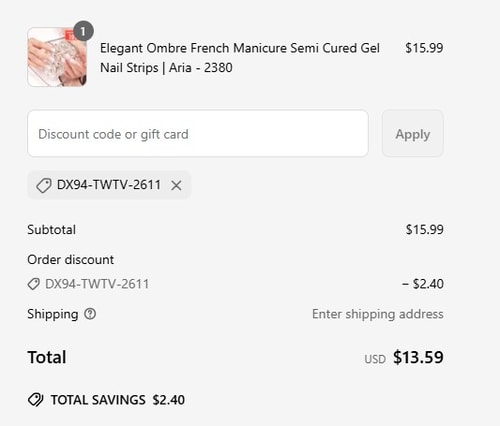 proof of working Danni & Toni coupon codes DX94-TWTV-2611